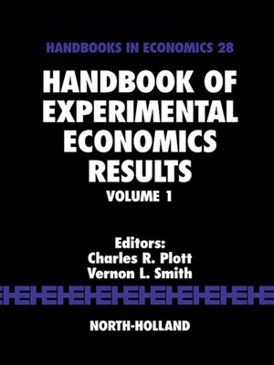 cover image of Handbook of Experimental Economics Results